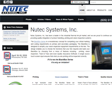 Tablet Screenshot of nutecsystems.com